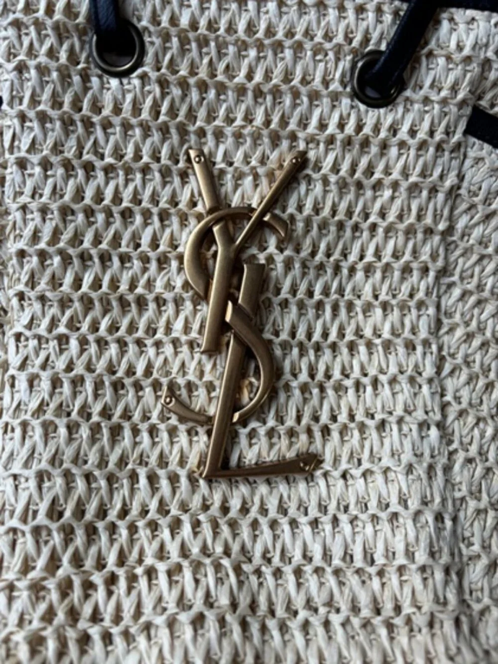 🧿Yves Saint Laurent🧿 straw woven tote bag